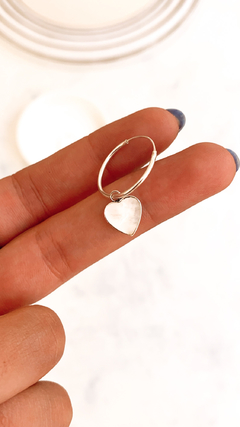 Argollas Nacar Blancas 18 mm Comprar en CM joyas