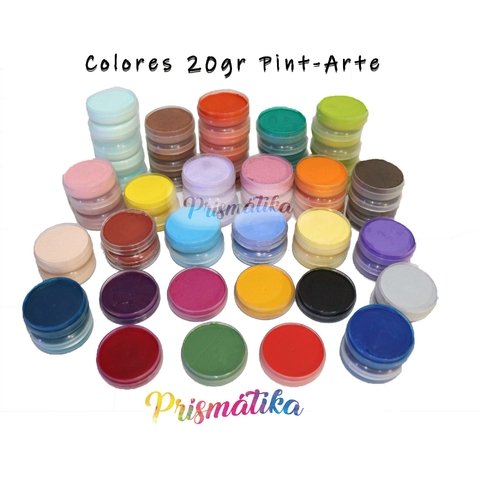 Individuales Mate 20gr - PintArte Maquillajes Acuarelables