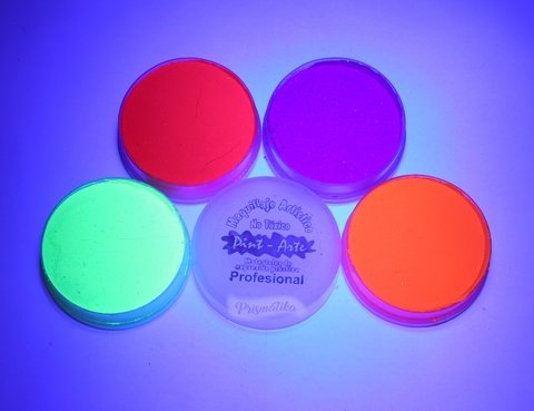 Individuales Fluo 100grs - PintArte Maquillajes Acuarelables