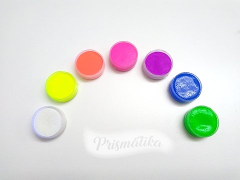 Individuales Fluo 10gr - PintArte Maquillajes Acuarelables