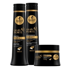 Kit Cavalo Forte Shampoo, Condicionador e Máscara