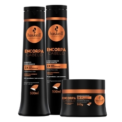 Kit Encorpa Cabelo Shampoo, Condicionador e Máscara