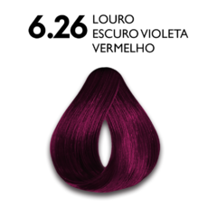 Coloração 6.26 - Louro Escuro Violeta Avermelhado (marsala profundo) - comprar online