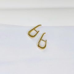 BRINCO EAR HOOK CLICK PALITO BANHADO A OURO