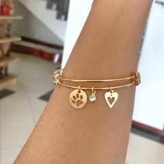 BRACELET PET BANHADO A OURO