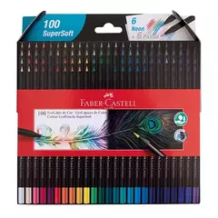 Lapiz Color Faber SuperSoft x 100