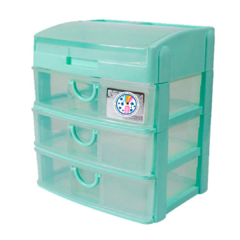 Organizador Pl stico 3 Cajones 24X19X26 Cm