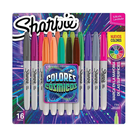 Marcadores Sharpie Colores Cósmicos X16