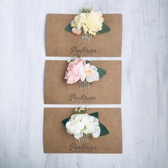 Peinetas romanticas de flores Rocio - comprar online