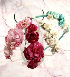 Vincha de flores INES - comprar online