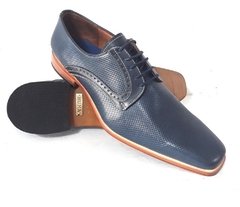 Huma10 Zapato Hombre Talle Grande Especial 46 Al 50 Azul Pi - comprar online