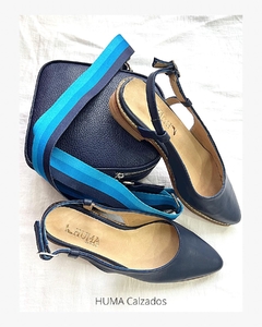 Huma10 Zapato Bajo Talles Grandes Azul