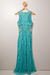 Vestido Azul turquesa (38) - Susclo • Brechó Online e Físico em fortaleza