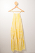 Vestido Amarelo listrado (40) - loja online