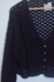 Cardigan preto de tricô (40) - comprar online