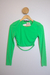 Cropped super verde Zara (36)