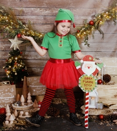 Edición Mavidad! Disfraz duenda ayudante de Santa con tutú - comprar online