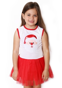 Edición Navidad! Vestido Papá Noel bordado con gorro