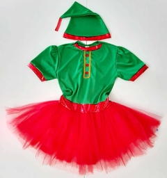 Edición Mavidad! Disfraz duenda ayudante de Santa con tutú en internet