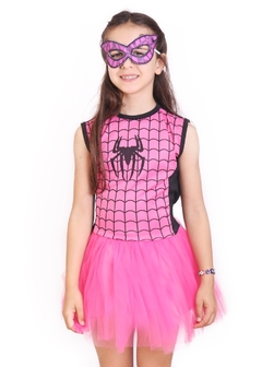 Disfraz Infantil Spidergirl Tutú ROSA