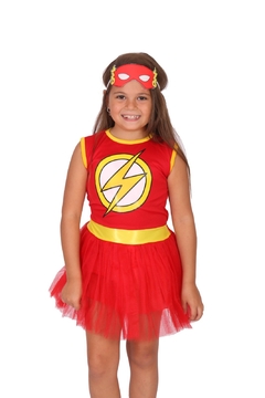 Disfraz Infantil Flash con tutú