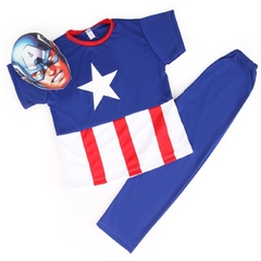 Disfraz Infantil Capitán América Con Máscara en internet