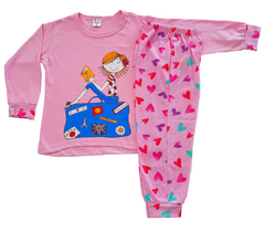 Pijama algodón nena dos piezas en internet