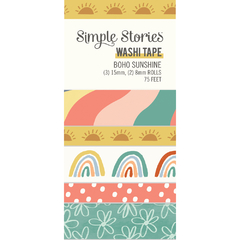 Simple Stories - Coleção Boho Sunshine - Washi tapes