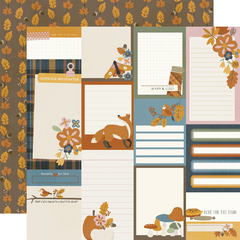 Simple Stories - Coleção Acorn Lane - Kit 12 Papéis para Scrapbook + Adesivos - loja online