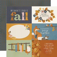 Simple Stories - Coleção Acorn Lane - Kit 12 Papéis para Scrapbook + Adesivos - comprar online