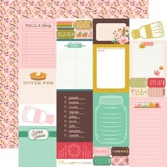 Simple Stories - Coleção Whats Cookin - Kit 12 Papéis para Scrapbook + Adesivos - loja online