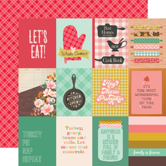 Imagem do Simple Stories - Coleção Whats Cookin - Kit 12 Papéis para Scrapbook + Adesivos
