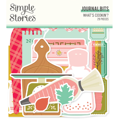 Simple Stories - Coleção Whats Cookin - Die cuts journal - comprar online