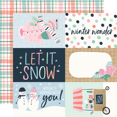 Simple Stories - Coleção Winter Wonder - Kit 12 Papéis para Scrapbook + Adesivos - comprar online