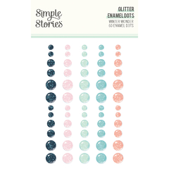 Simple Stories - Coleção Winter Wonder - Enamel Dots