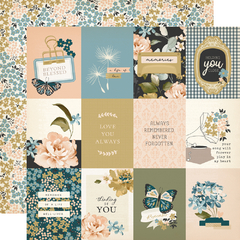 Imagem do Simple Stories - Coleção Remember - Kit 12 Papéis para Scrapbook + Adesivos