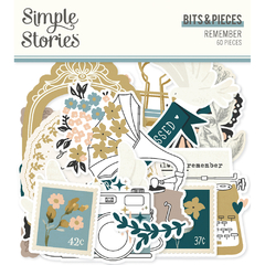 Simple Stories - Coleção Remember - Die cuts