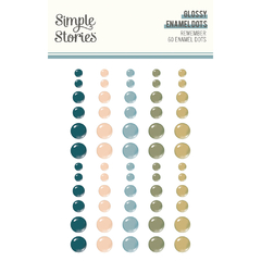 Simple Stories - Coleção Remember - Enamel dots