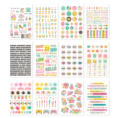 Simple Stories - Coleção True Colors - Bloco de Adesivos - comprar online