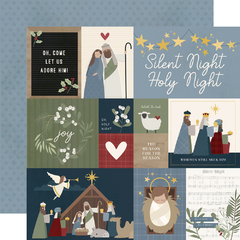 Simple Stories - Coleção Silent Night - Kit 6 Papéis para Scrapbook + Adesivos - loja online