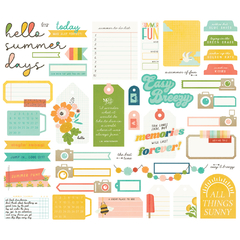 Simple Stories - Coleção Summer Snapshots - Die cuts Journal - comprar online