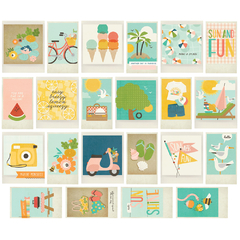 Simple Stories - Coleção Summer Snapshots - Die cuts Polaroids - comprar online