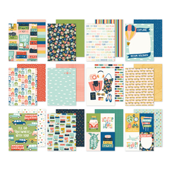 Simple Stories - Coleção Pack Your Bags - Bloco de Papéis para Scrapbook 15x20 cm (6x8 polegadas) - comprar online