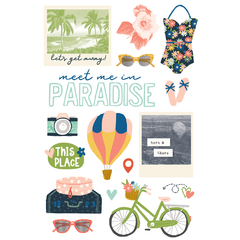 Simple Stories - Coleção Pack Your Bags - Bloco de Adesivos - comprar online