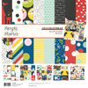 Simple Stories - Coleção Say Cheese Magic - Kit 12 Papéis para Scrapbook + Adesivos