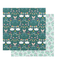 Bea Valint Design - Coleção Sketchbook - Papel para Scrapbook - Poised 315924