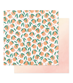 Bea Valint Design - Coleção Sketchbook - Papel para Scrapbook - Just Peachy 315941