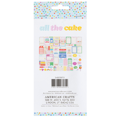 Pebbles - Coleção All the Cake - Die cuts journaling - comprar online