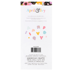 American Crafts - Coleção April and Ivy - Mini alfabetos puffy - comprar online