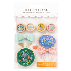 Bea Valint Design - Coleção Poppy and Pear - Embellishment Kit